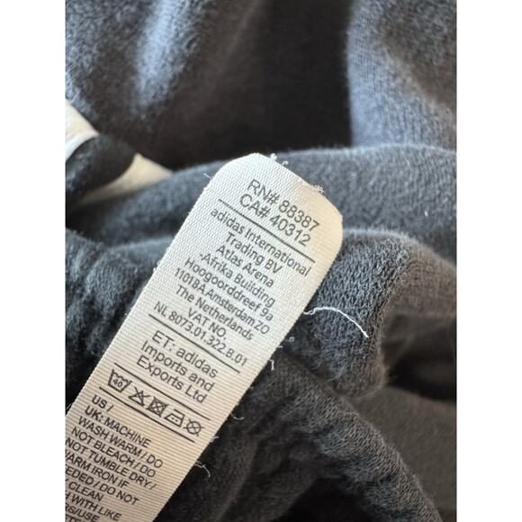 Adidas 3 Stripes Track Sweat Pants Jogging RN#88387 CA#40312 Black Sz L *Read - Picture 9 of 13